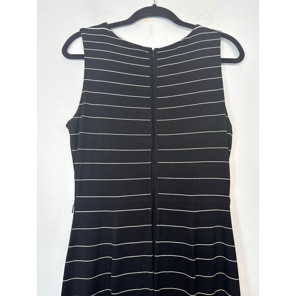 White House Black Market 10, black and beige stripe size 10 - Picture 4 of 11